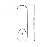 ROMP - Riot Mini Vibrator afmeting