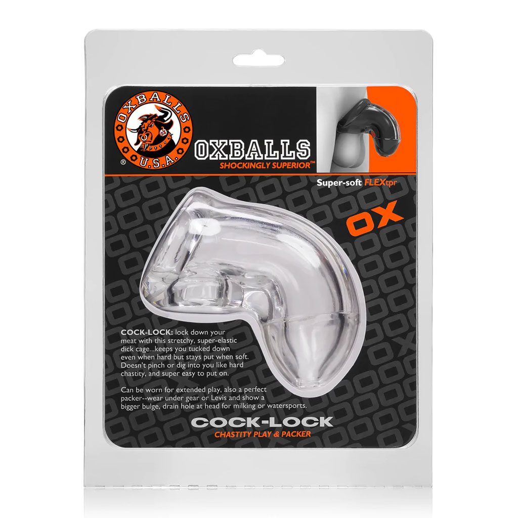 Oxballs - Cock-Lock Chastity Clear verpakking