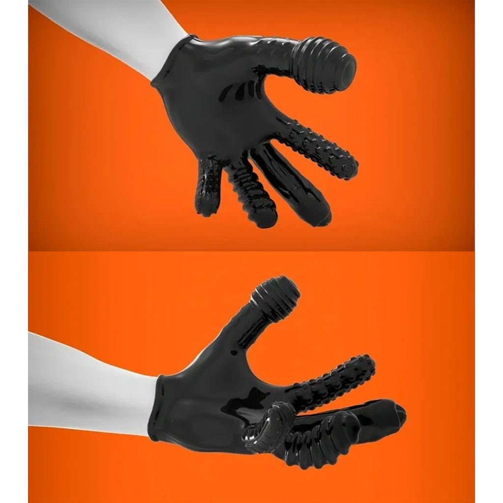 Oxballs - Finger Fuck Handschoen Zwart gebruik