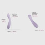 Svakom - Amy 2 G-Spot Vibrator Lila afmeting