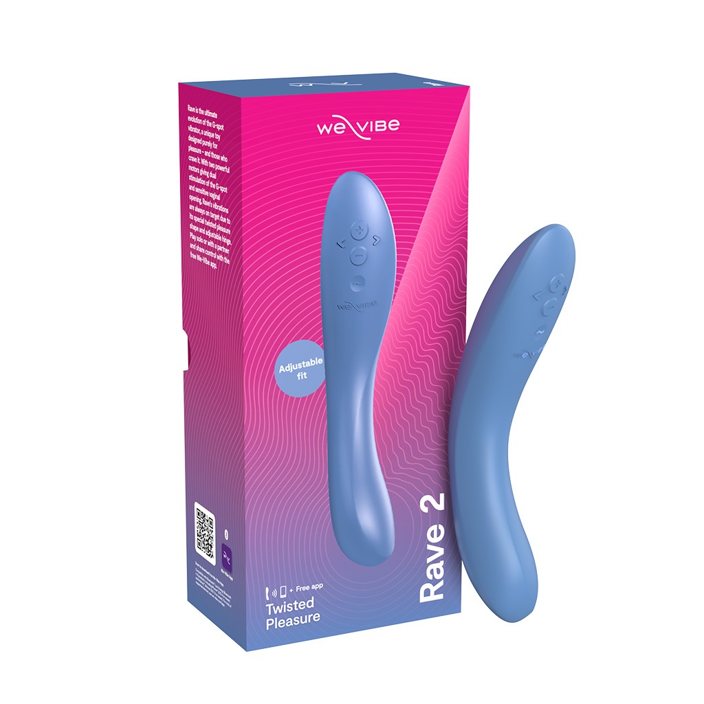 We-vibe rave 2 blauw verpakking