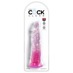 King Cock - 8" Dildo Roze verpakking
