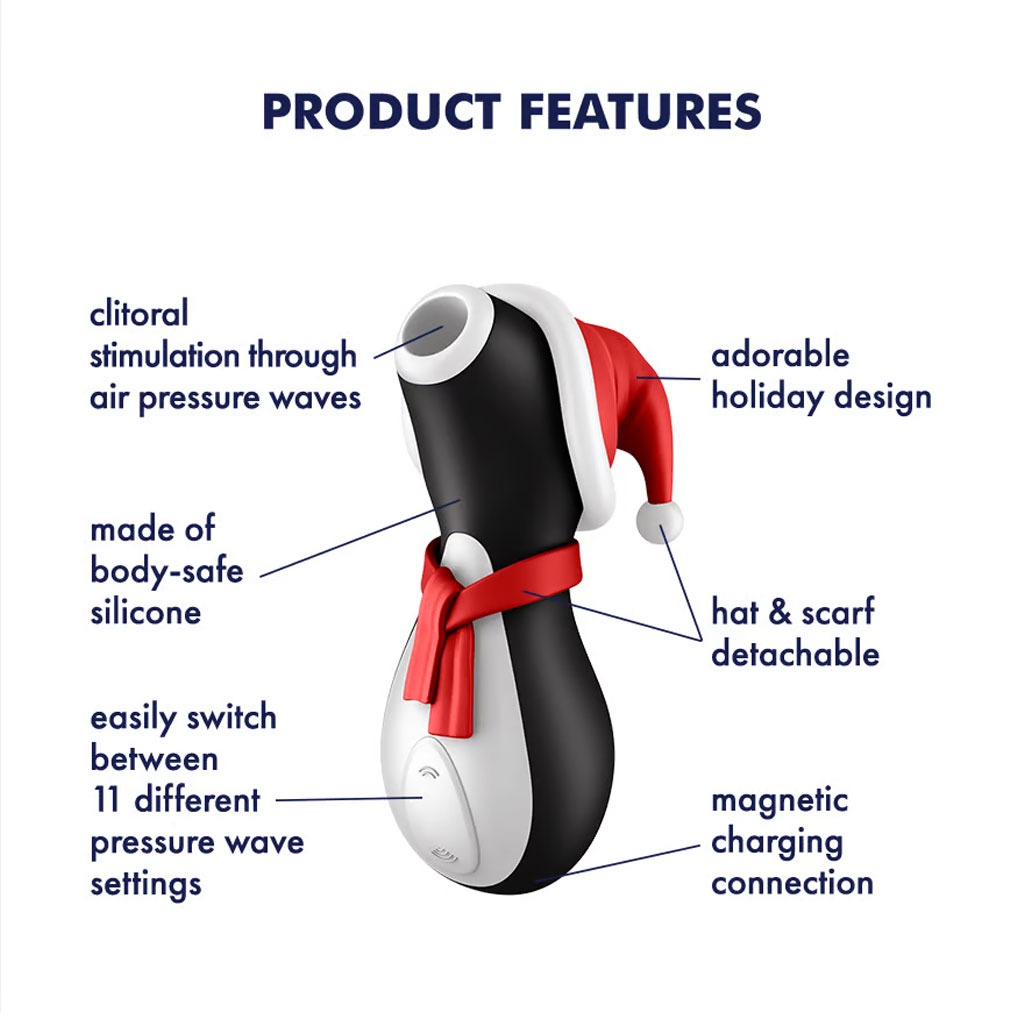 Satisfyer - Penguin Holiday Edition Kerst info