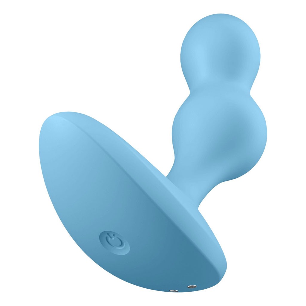 Satisfyer - Deep Diver Anaal Vibrator Blauw bediening