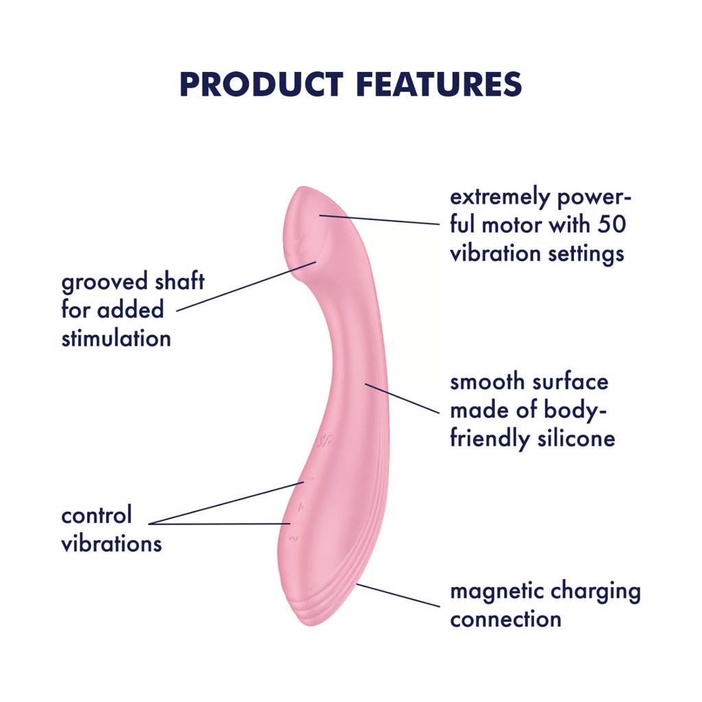Satisfyer - G-Force G-Spot Vibrator Roze info