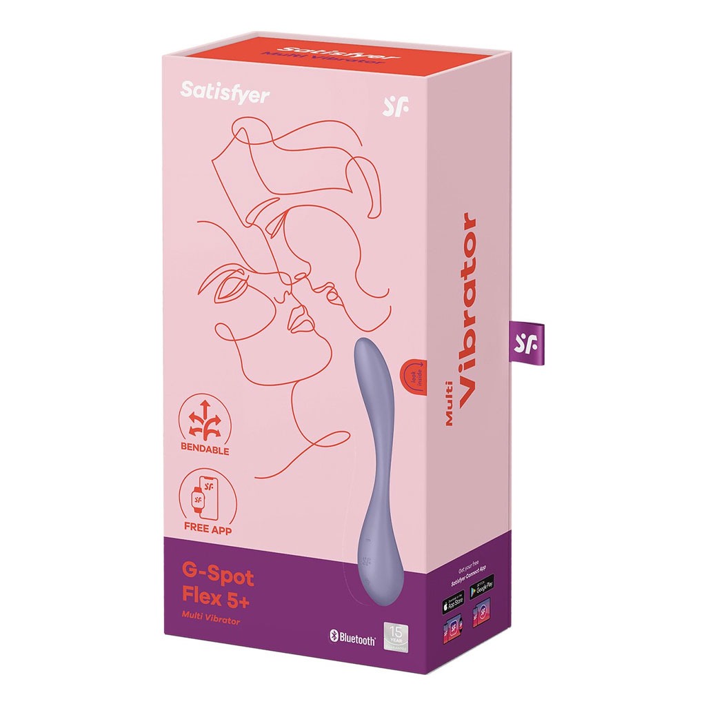 Satisfyer - G-Spot Flex 5+ Lila met App doosje