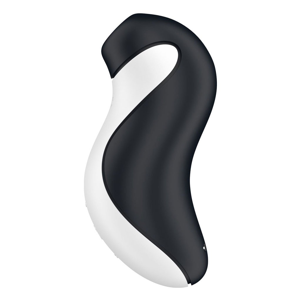 Satifyer - Orca Luchtdruk Vibrator - Zwart & Wit zijkant