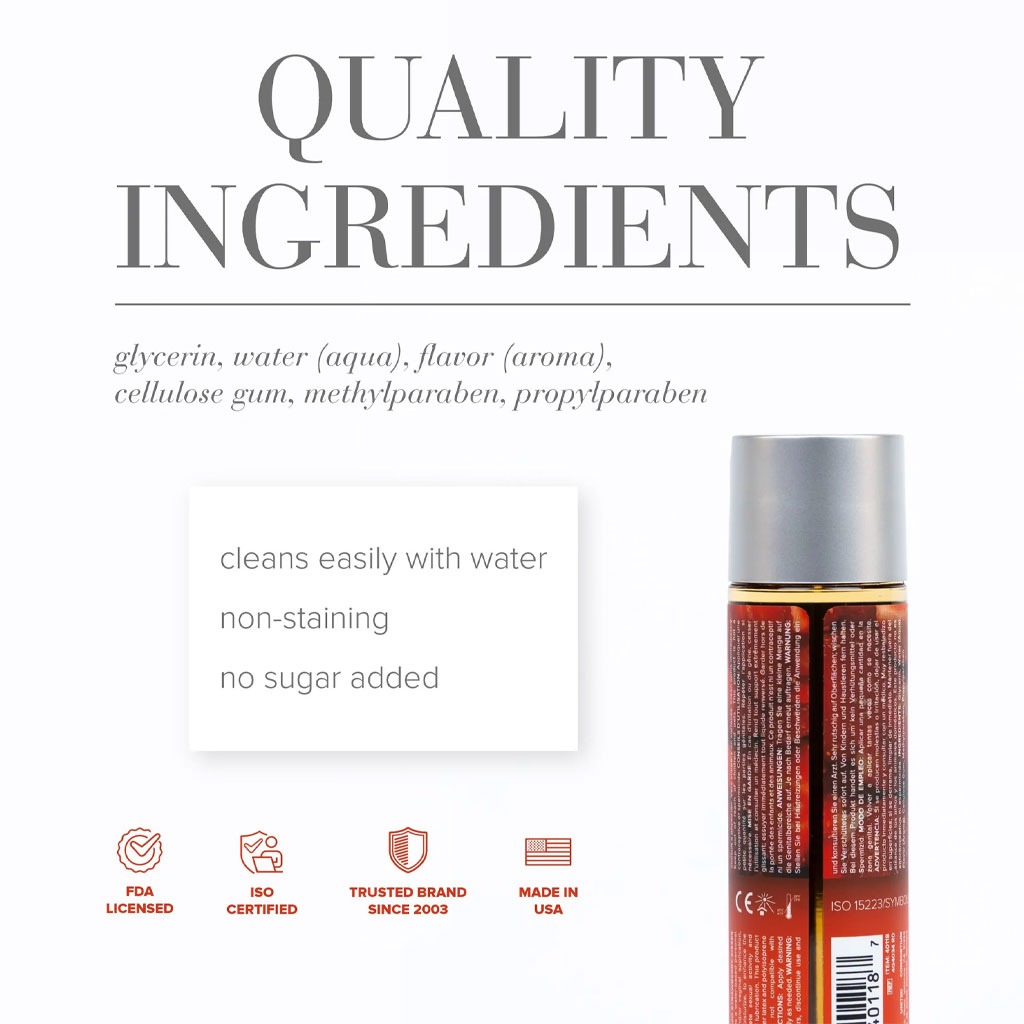 System Jo - H2O Glijmiddel Aardbei 30ml ingredienten