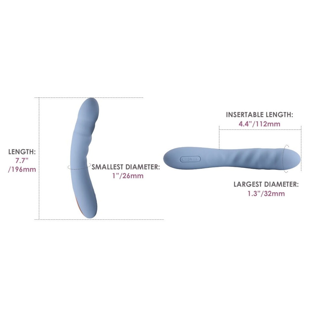 Svakom - Ava Neo Stotende Vibrator lengte