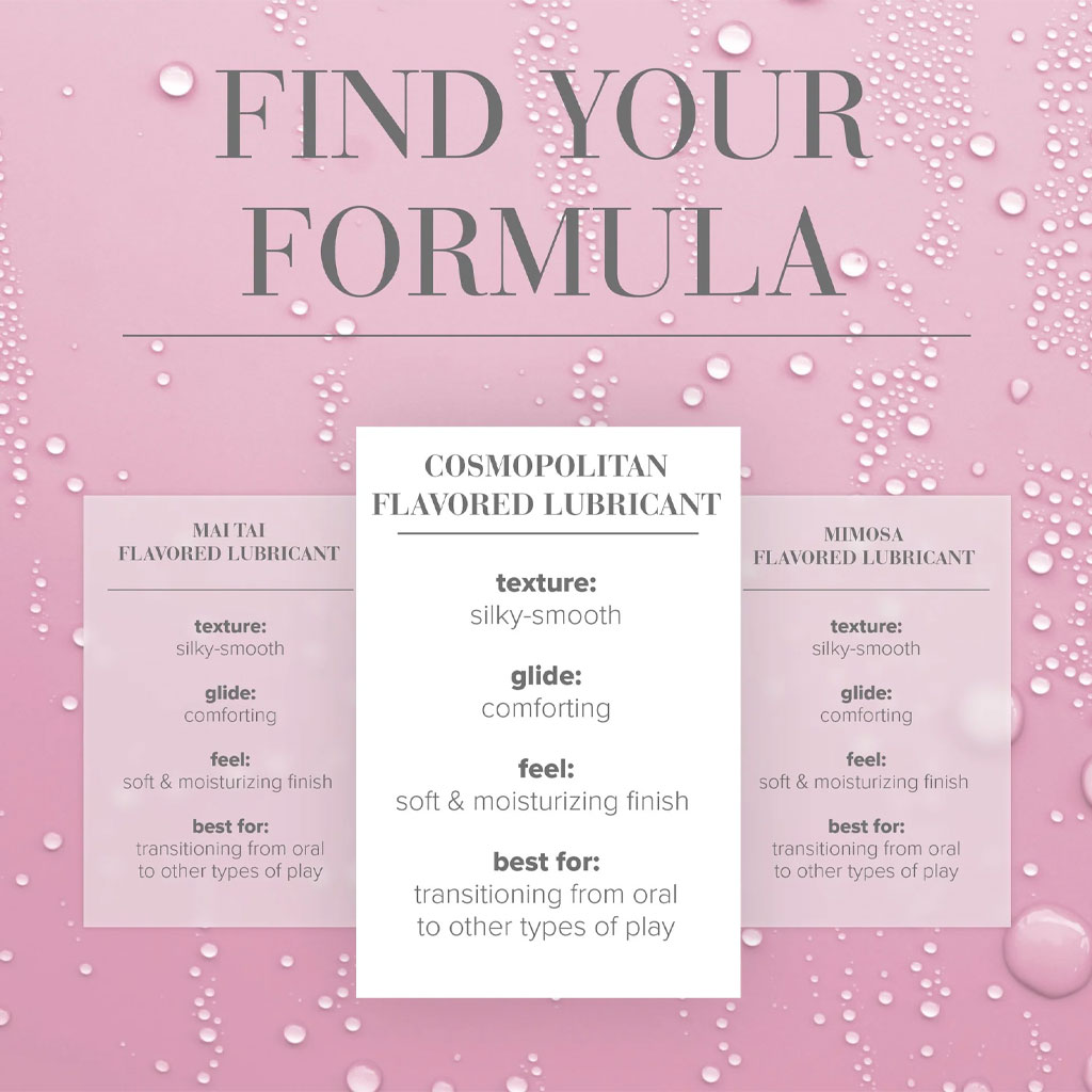 System Jo - H2O Glijmiddel Cocktails Cosmopolitan 60ml formula