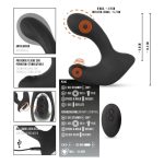 Rebel Men's Gear - Buttplug met 3 Krachtige Motoren info