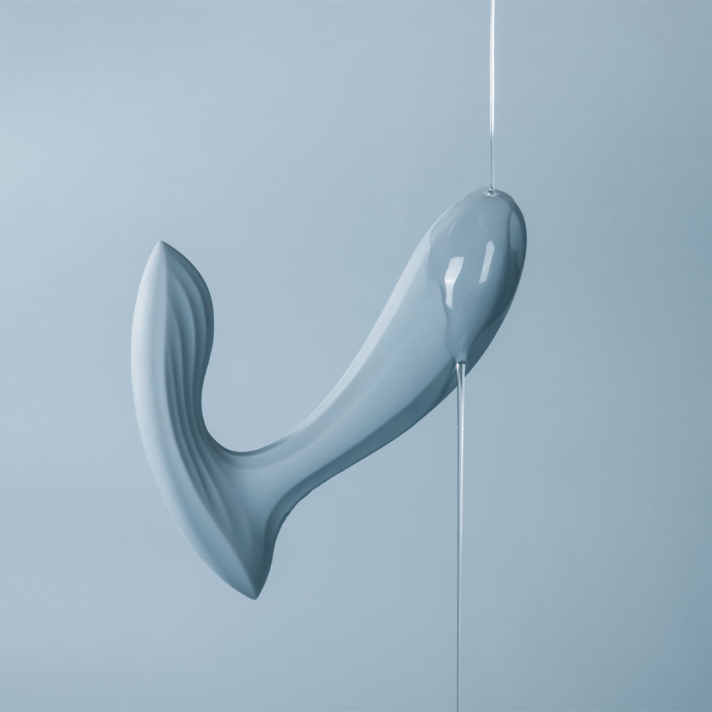 Svakom - Erica Draagbare Panty Vibrator - Blauw glijmiddel