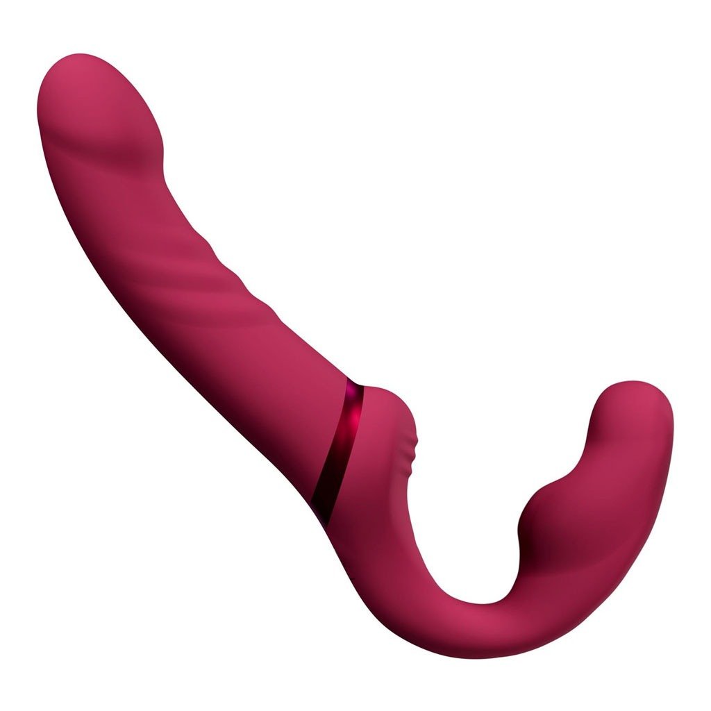 Lovense - Lapis Vibrerende Strapless Strap-on Dildo met App gebruik