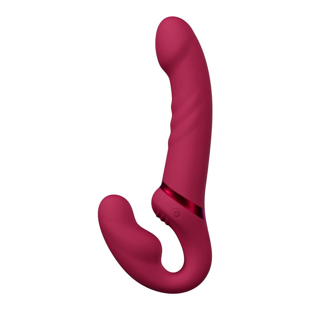 Lovense - Lapis Vibrerende Strapless Strap-on Dildo met App aanzetten