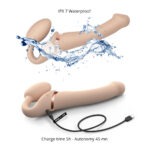 Strap-On-Me - Buigbare Strap-On Vibrator Blank gebruik