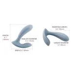 Svakom - Erica Draagbare Panty Vibrator - Blauw