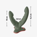 Fun Factory Ryde - Grinding Dildo Olive Green afmetingen