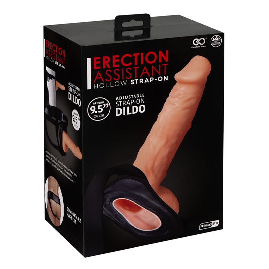 Excellent Power - Erection Assistant Hollow Strap-on Dildo verpakking
