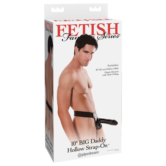 Fetish Fantasy Series - Big Daddy 10 Inch Hollow Strap-on voorkant