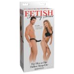 Fetish Fantasy Series - 8 Inch Hollow Strap-on zwart verpakking