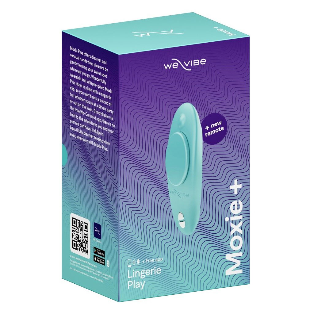 We-Vibe - Moxie+ Panty Vibrator Turquoise verpakking