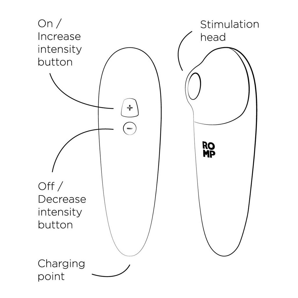ROMP - Shine X Luchtdruk Vibrator info