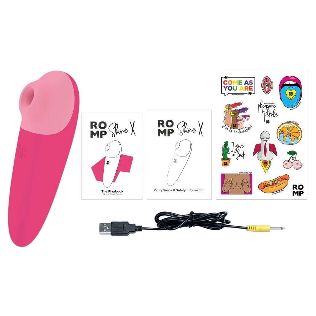 ROMP - Shine X Luchtdruk Vibrator inhoud