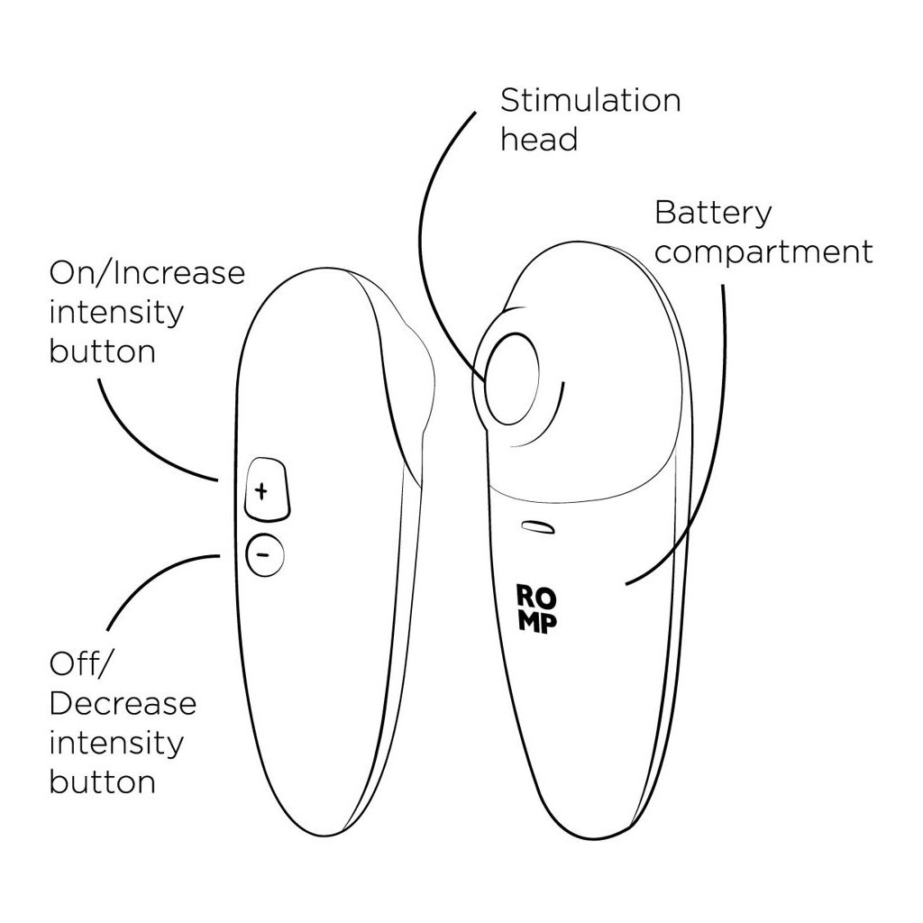 ROMP - Switch X Luchtdruk Vibrator info