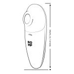 ROMP - Switch X Luchtdruk Vibrator afmeting