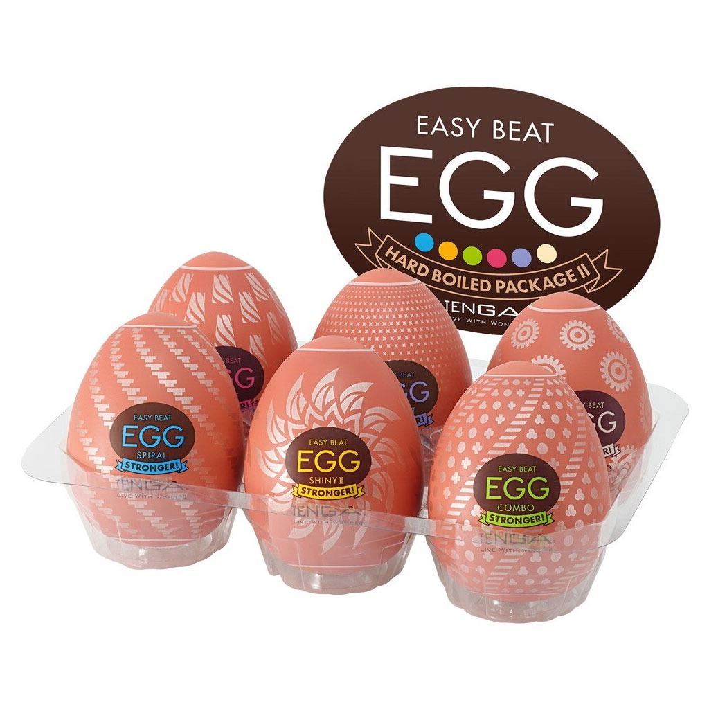 Tenga Egg – Hard Boiled II Set – 6 Stuks