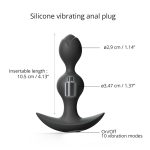 Love to Love - Twinny Bud Vibrerende Buttplug Zwart lengte