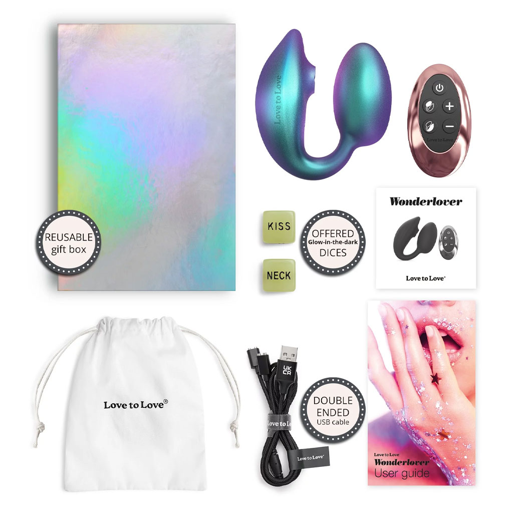 Love to Love - Wonderlover Handsfree Dual Stimulator inhoud