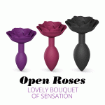 Love to Love - Open Roses Buttplug - Large gif