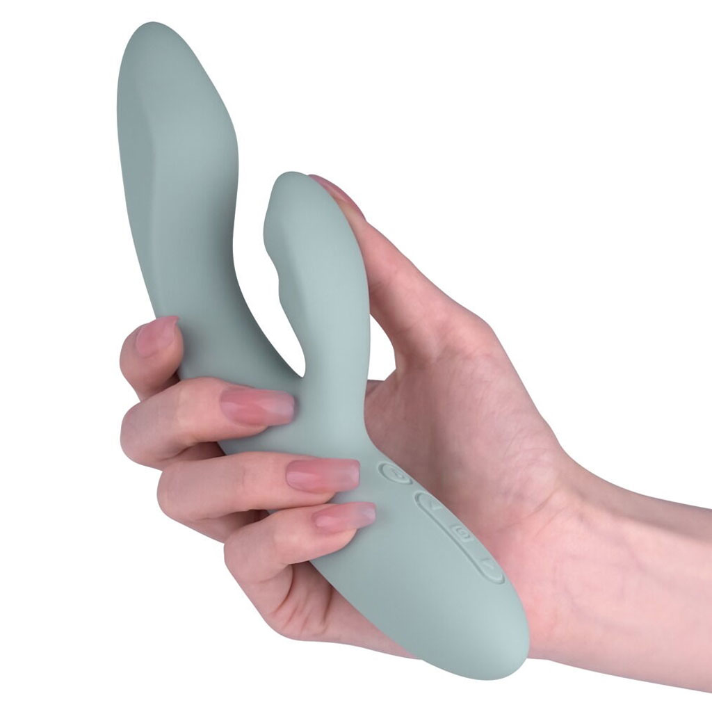 Svakom - Chika Verwarmende Rabbit Vibrator met App hand