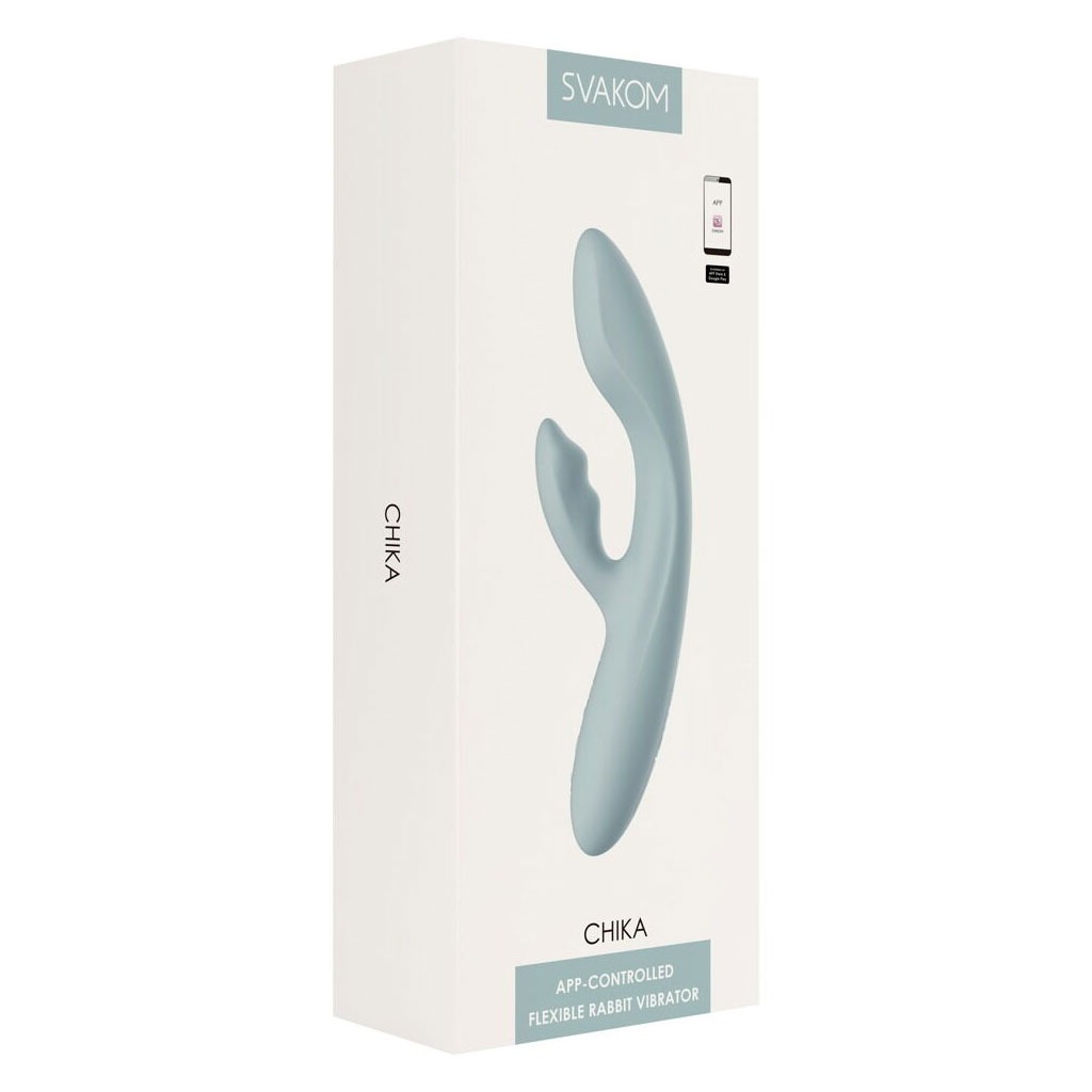 Svakom - Chika Verwarmende Rabbit Vibrator met App verpakking