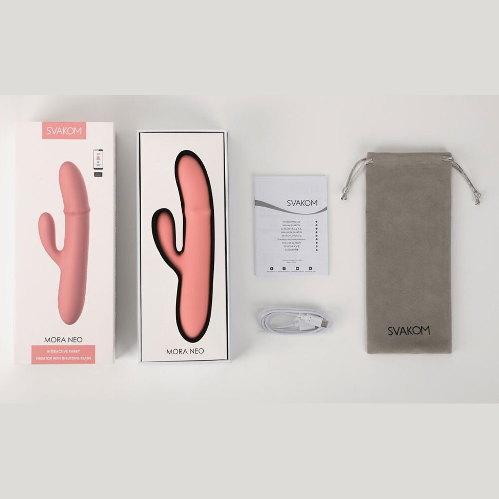 Svakom - Mora Neo Pulserende Rabbit Vibrator inhoud