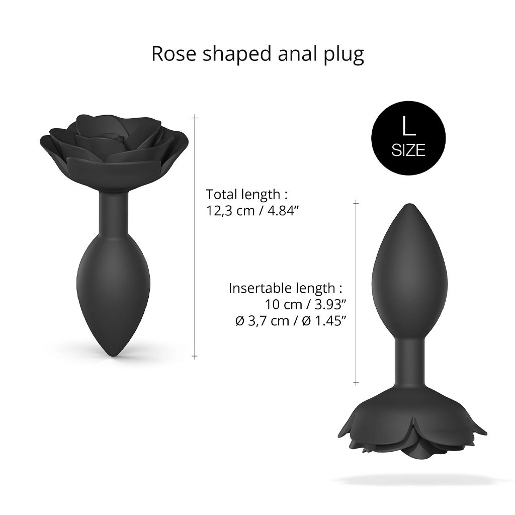 Love to Love - Open Roses Buttplug - Large lengte