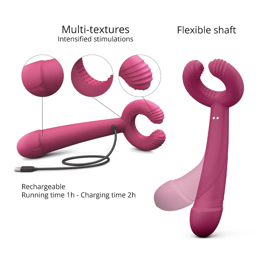 Love to Love - Please Me - Multi Vibrator Plum opladen