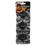 Oxballs - Ringer of DO-NUT 1 Zwart - 3 Stuks