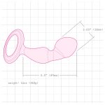 Njoy - Pfun Prostaat Plug afmeting