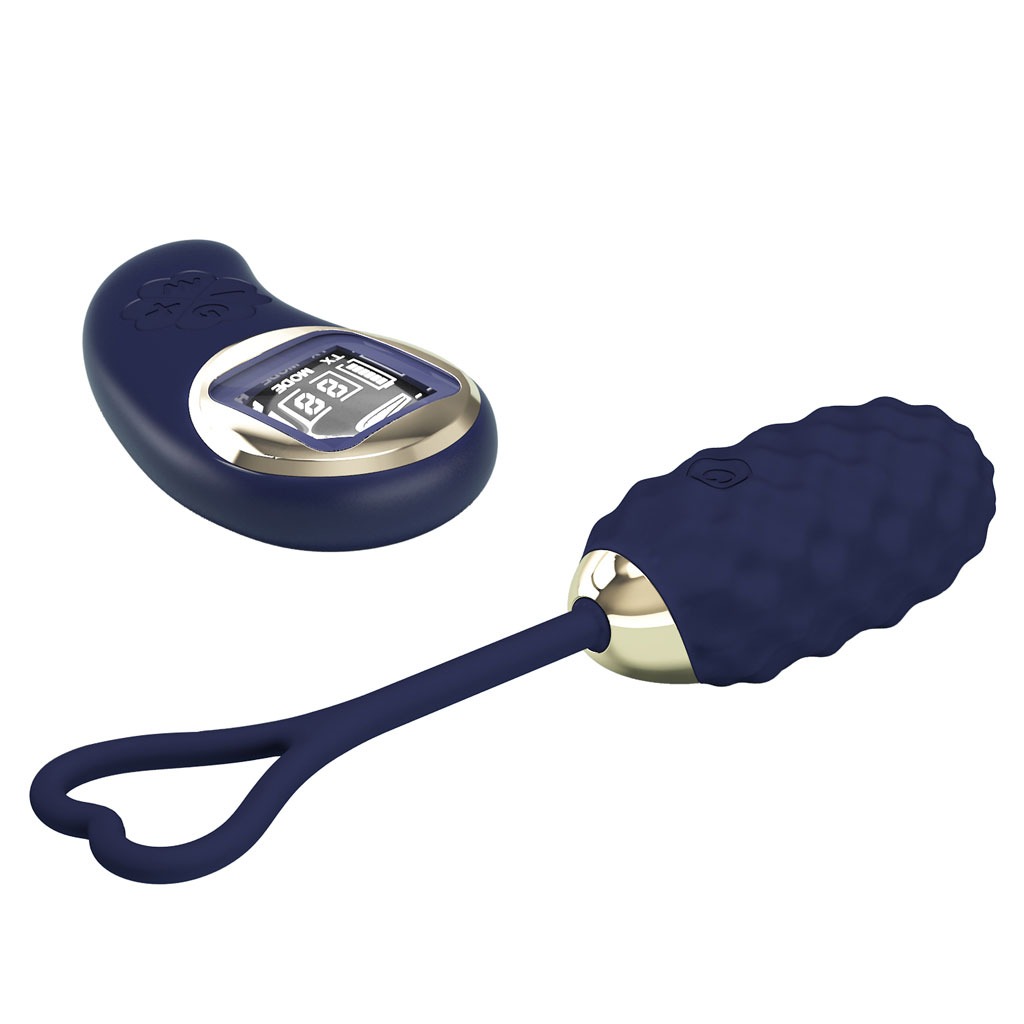 Pretty Love - Vivian Vibratie Ei met Afstandsbediening - Blauw kopen