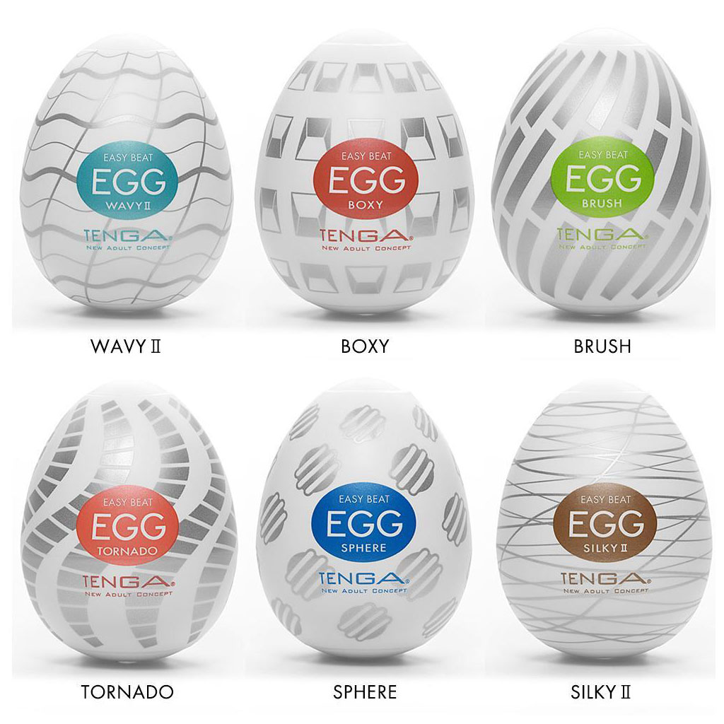 Tenga Eggs - Variety Pack 6 Stuks kleuren