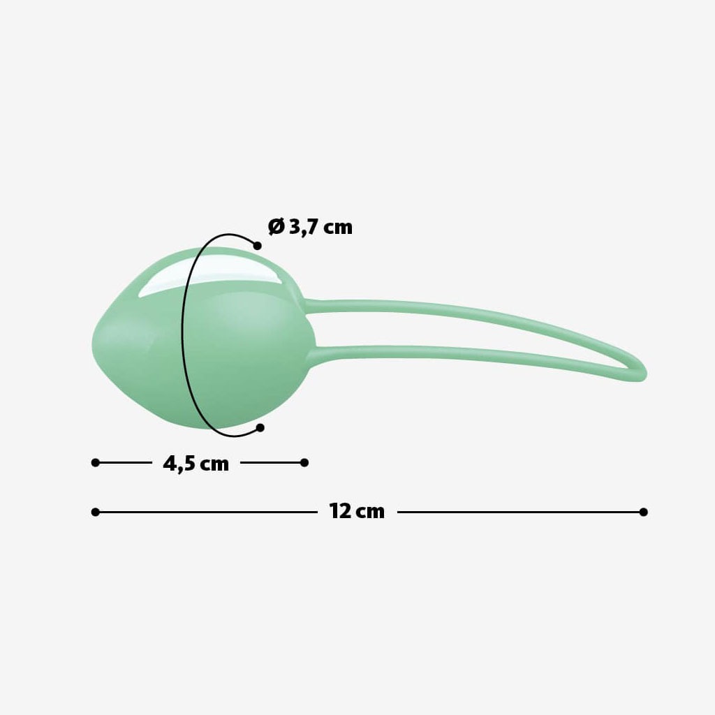 Fun Factory - Smartball UNO Mint Groen afmetingen