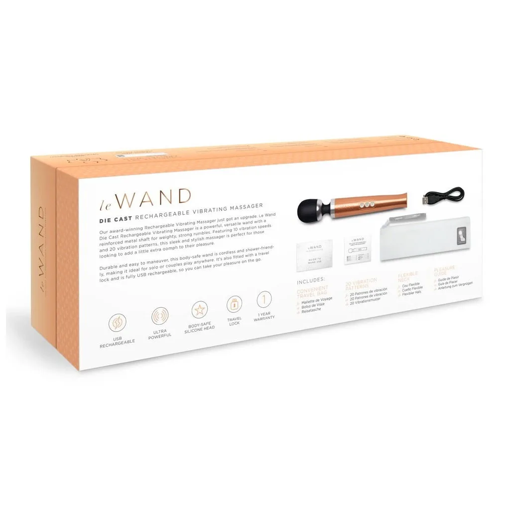 Le Wand - Die Cast Oplaadbare Massager Goud