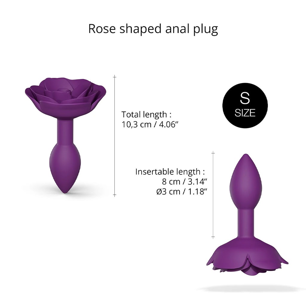 Love to Love - Open Roses Buttplug - Small lengte