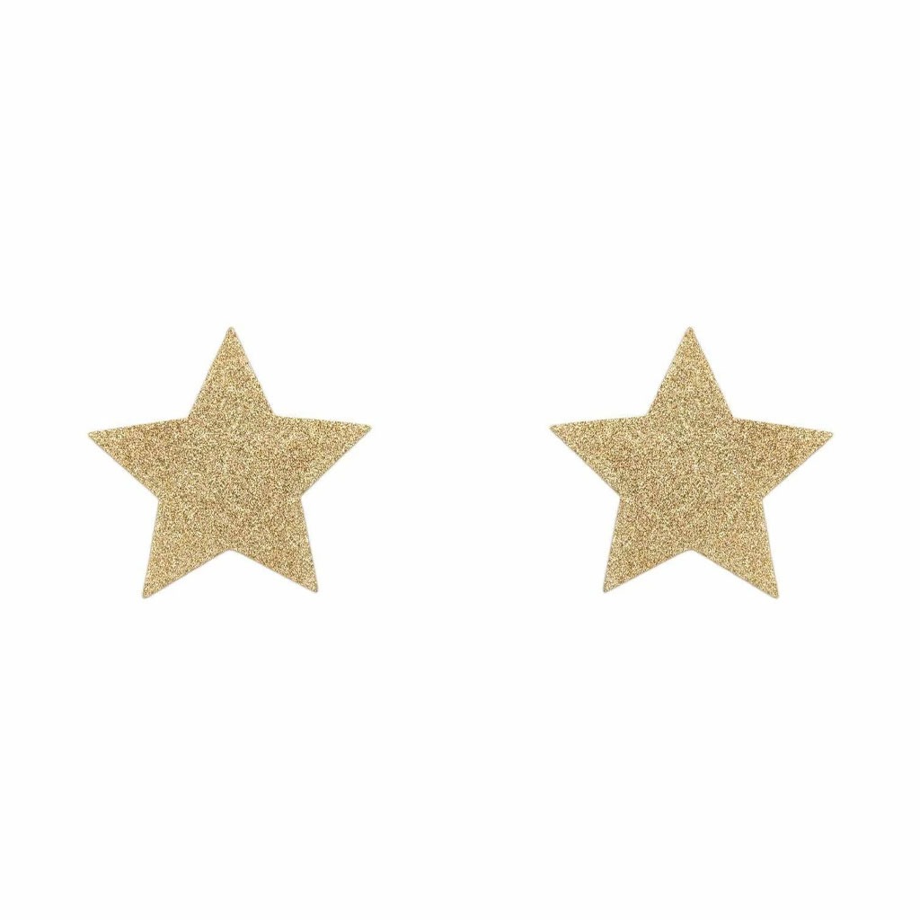 Bijoux Indiscrets - Flash Star Tepelstickers Goud