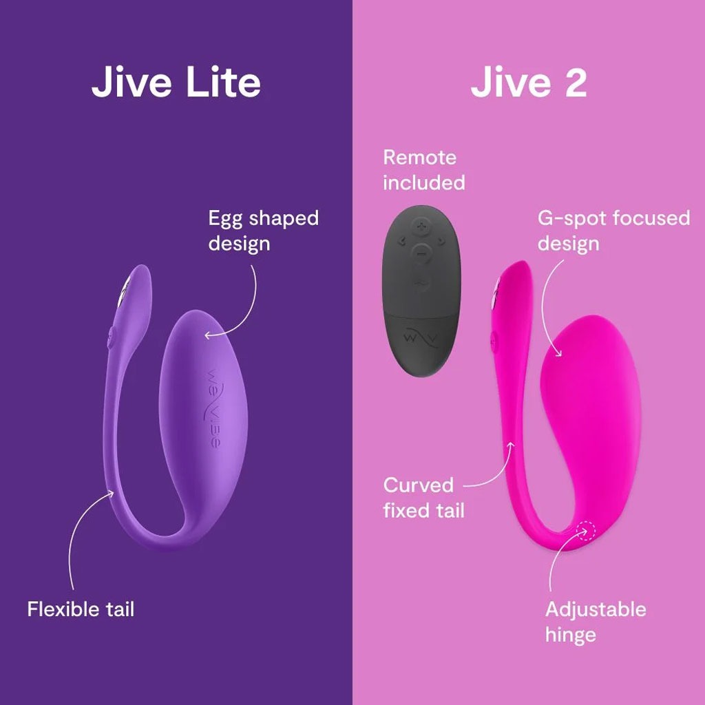 We-Vibe - Jive Lite Vibratie Ei verschil jive 2