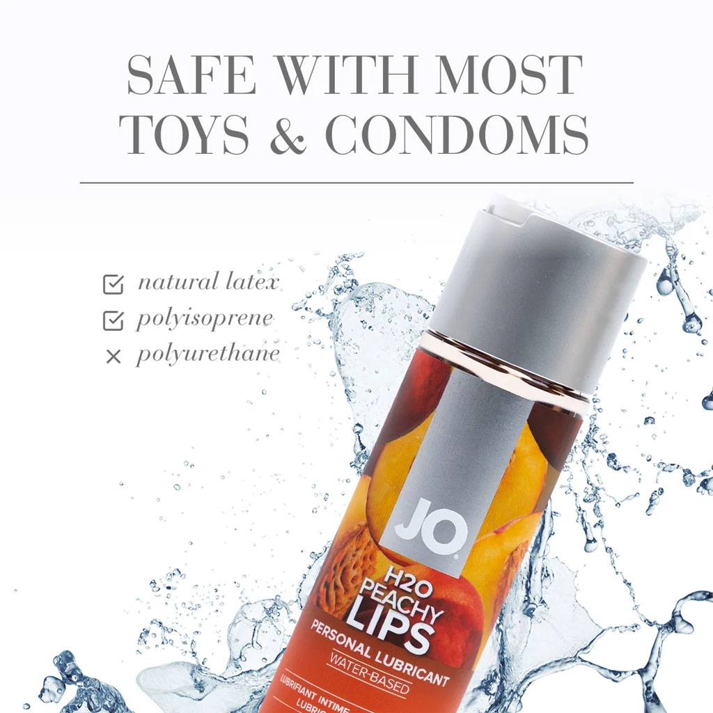System Jo - H2O Glijmiddel Perzik 120ml gebruik