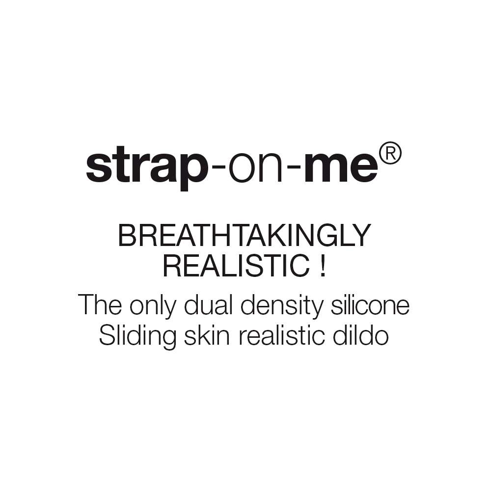 Strap-On-Me - Sliding Skin Realistische Dildo - Nude gif
