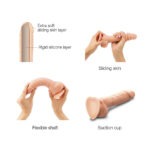 Strap-On-Me - Sliding Skin Realistische Dildo - Nude info